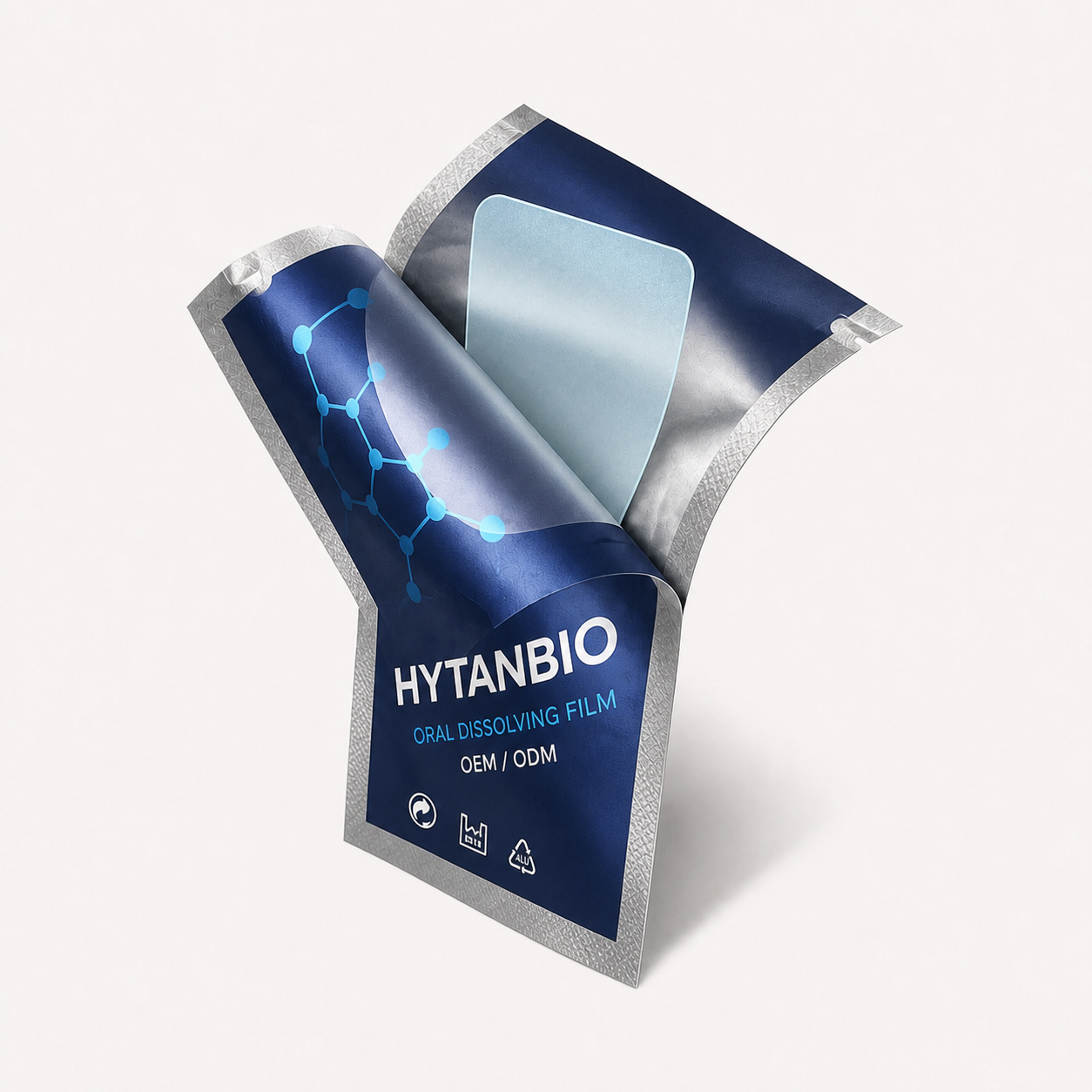 HYTANBIO individual oral dissolving film foil sachet