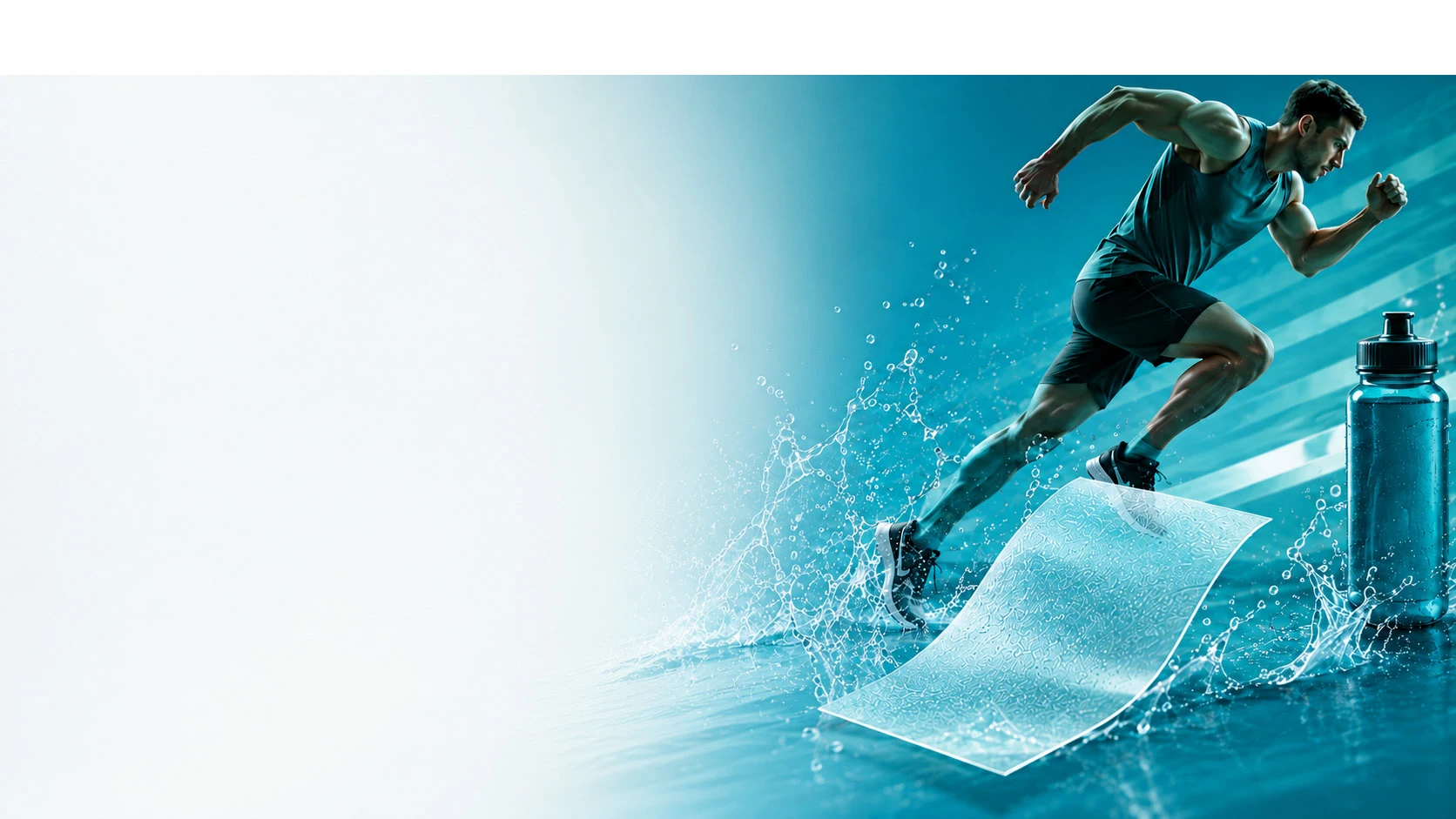 Sports and active-nutrition oral film concepts; source catalog illustration