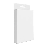 Hanging box source packaging mockup