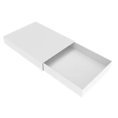 Vertical slide box source packaging mockup
