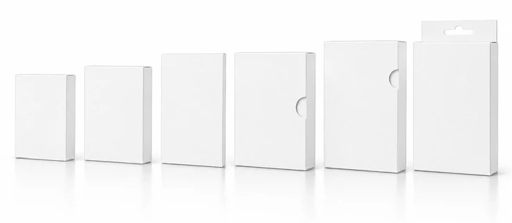 Six source outer-carton mockups