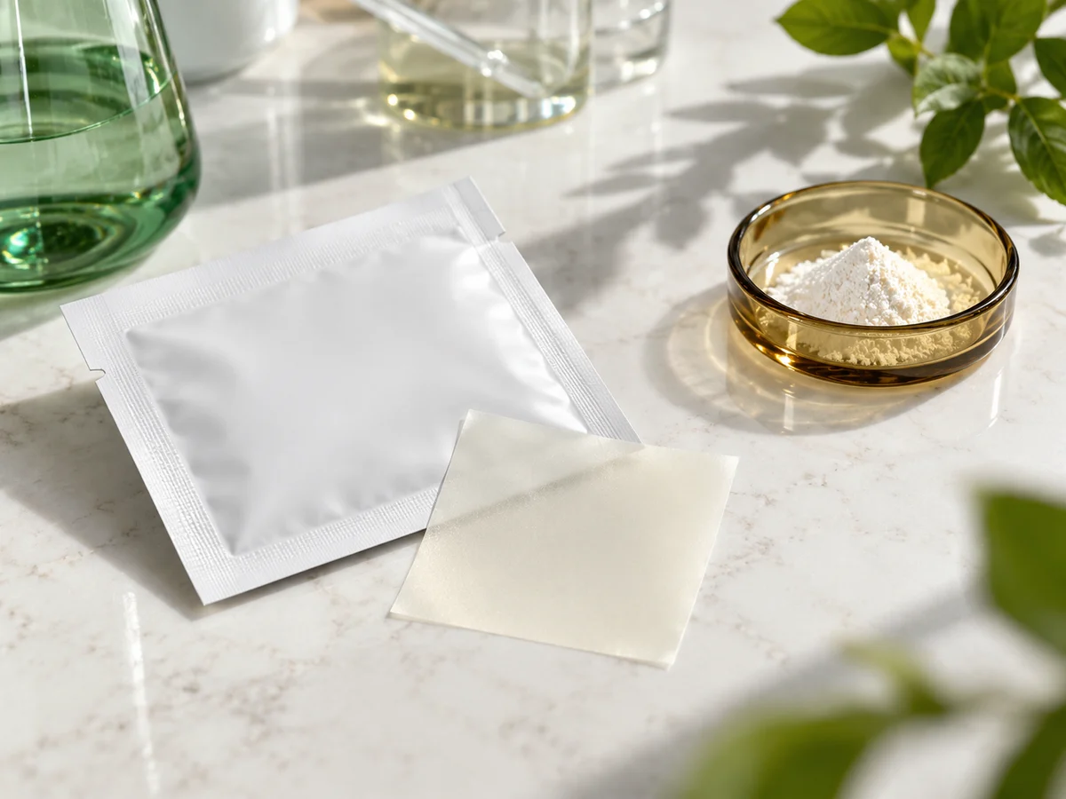 Photorealistic Glutathione Oral Film oral film development concept