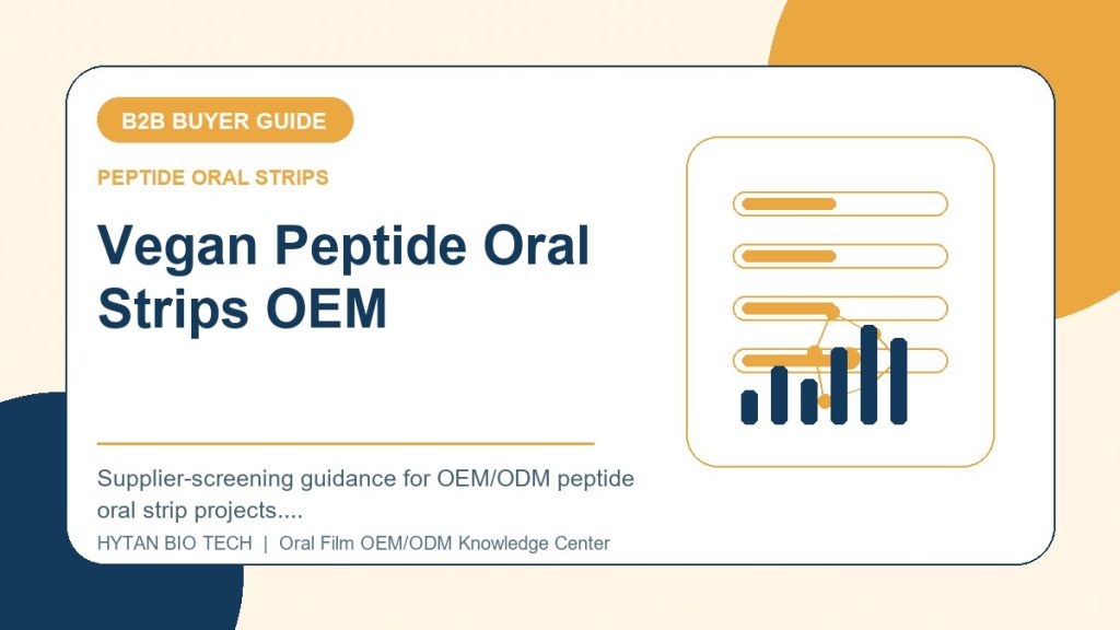 Vegan Peptide Oral Strips OEM: B2B Buyer Guide - peptide oral strips OEM knowledge article image
