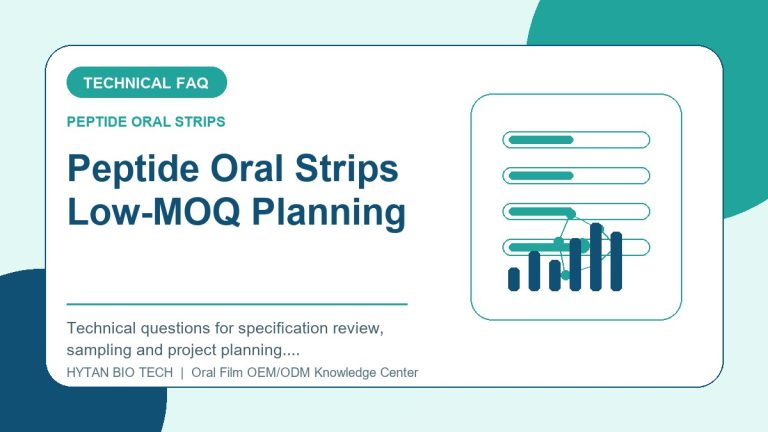 Peptide Oral Strips Low-MOQ Planning: Frequently Asked Technical Questions - peptide oral strips OEM knowledge article image