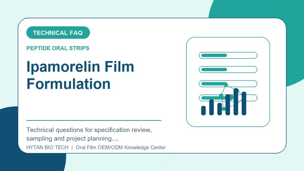 Ipamorelin Film Formulation Research: Frequently Asked Technical Questions - peptide oral strips OEM knowledge article image