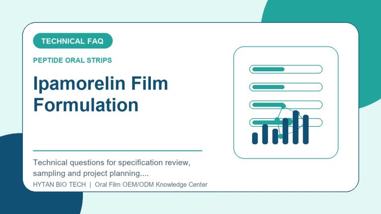 Ipamorelin Film Formulation Research: Frequently Asked Technical Questions - peptide oral strips OEM knowledge article image