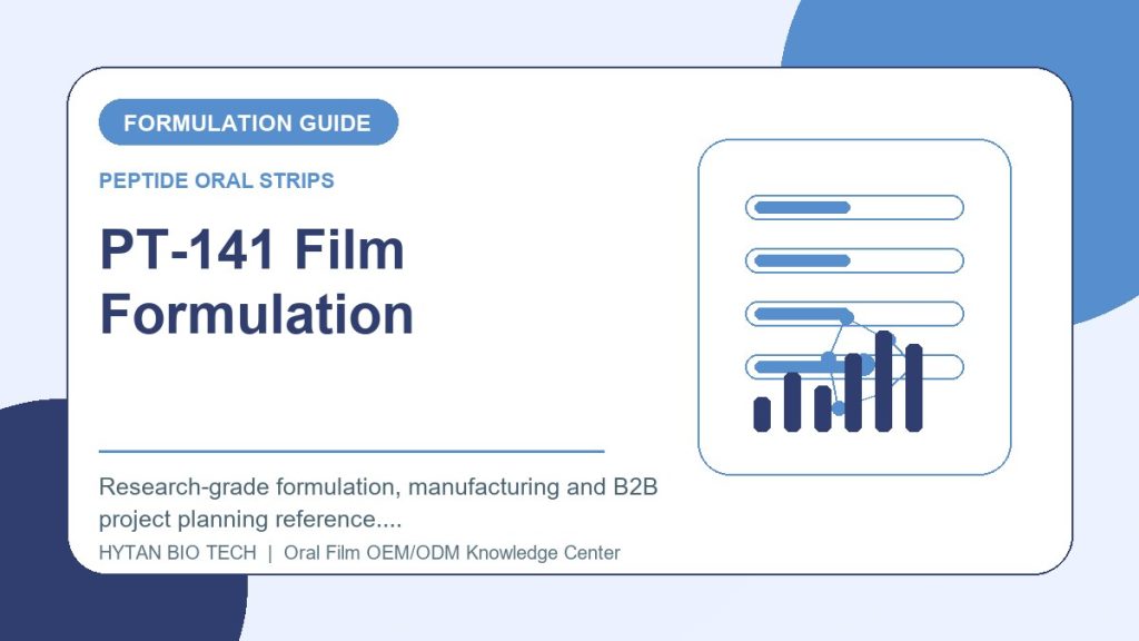 PT-141 Film Formulation Research: Private Label Project Plan - peptide oral strips OEM knowledge article image