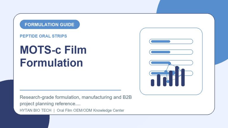 MOTS-c Film Formulation Research: Formulation & Manufacturing Guide - peptide oral strips OEM knowledge article image