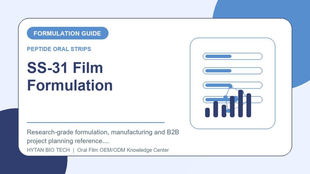 SS-31 Film Formulation Research: Private Label Project Plan - peptide oral strips OEM knowledge article image