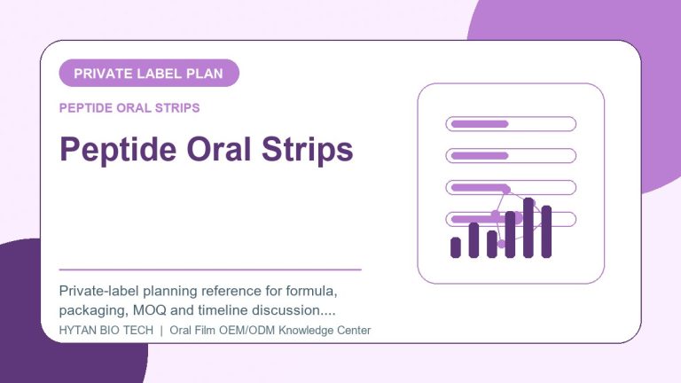 Peptide Oral Strips: Private Label Project Plan - peptide oral strips OEM knowledge article image
