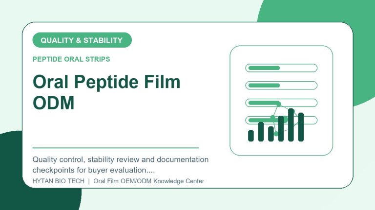 Oral Peptide Film ODM: Quality & Stability Checklist - peptide oral strips OEM knowledge article image
