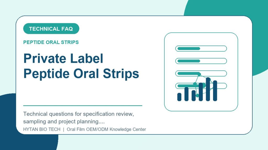 Private Label Peptide Oral Strips: Frequently Asked Technical Questions - peptide oral strips OEM knowledge article image