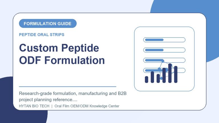 Custom Peptide ODF Formulation: Formulation & Manufacturing Guide - peptide oral strips OEM knowledge article image
