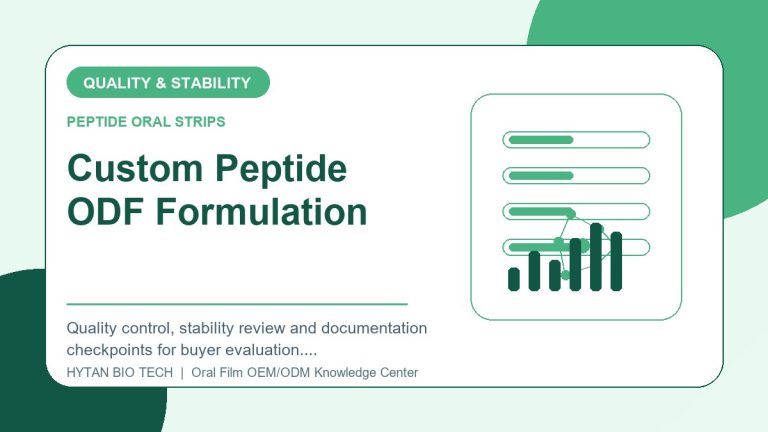 Custom Peptide ODF Formulation: Quality & Stability Checklist - peptide oral strips OEM knowledge article image