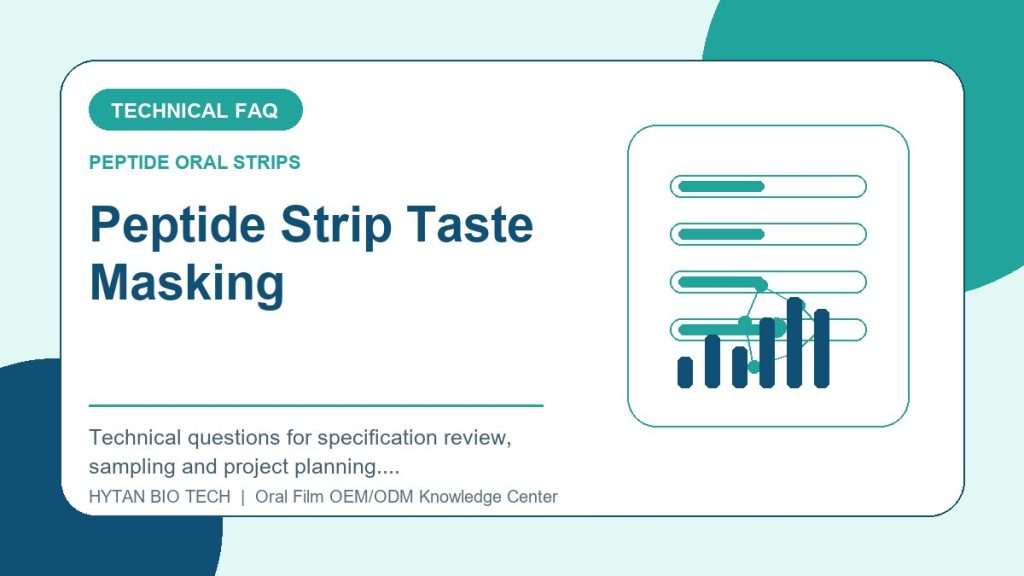 Peptide Strip Taste Masking: Frequently Asked Technical Questions - peptide oral strips OEM knowledge article image