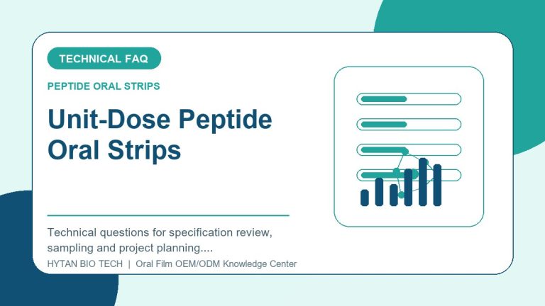 Unit-Dose Peptide Oral Strips: Frequently Asked Technical Questions - peptide oral strips OEM knowledge article image
