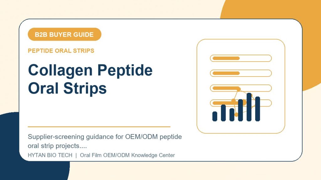 Collagen Peptide Oral Strips: B2B Buyer Guide - peptide oral strips OEM knowledge article image
