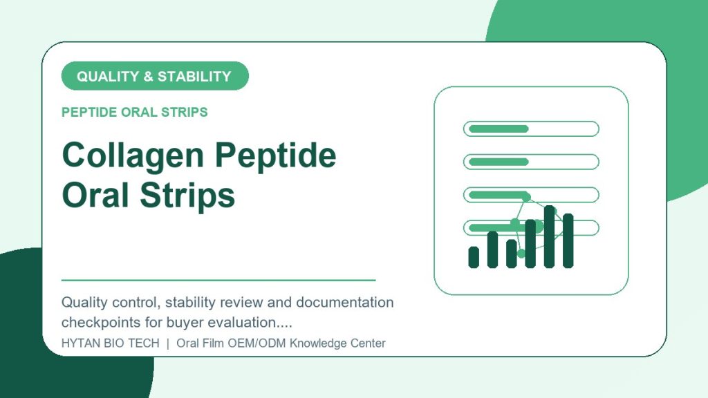 Collagen Peptide Oral Strips: Quality & Stability Checklist - peptide oral strips OEM knowledge article image