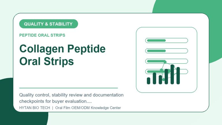 Collagen Peptide Oral Strips: Quality & Stability Checklist - peptide oral strips OEM knowledge article image